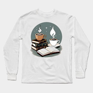 coffee and books Long Sleeve T-Shirt